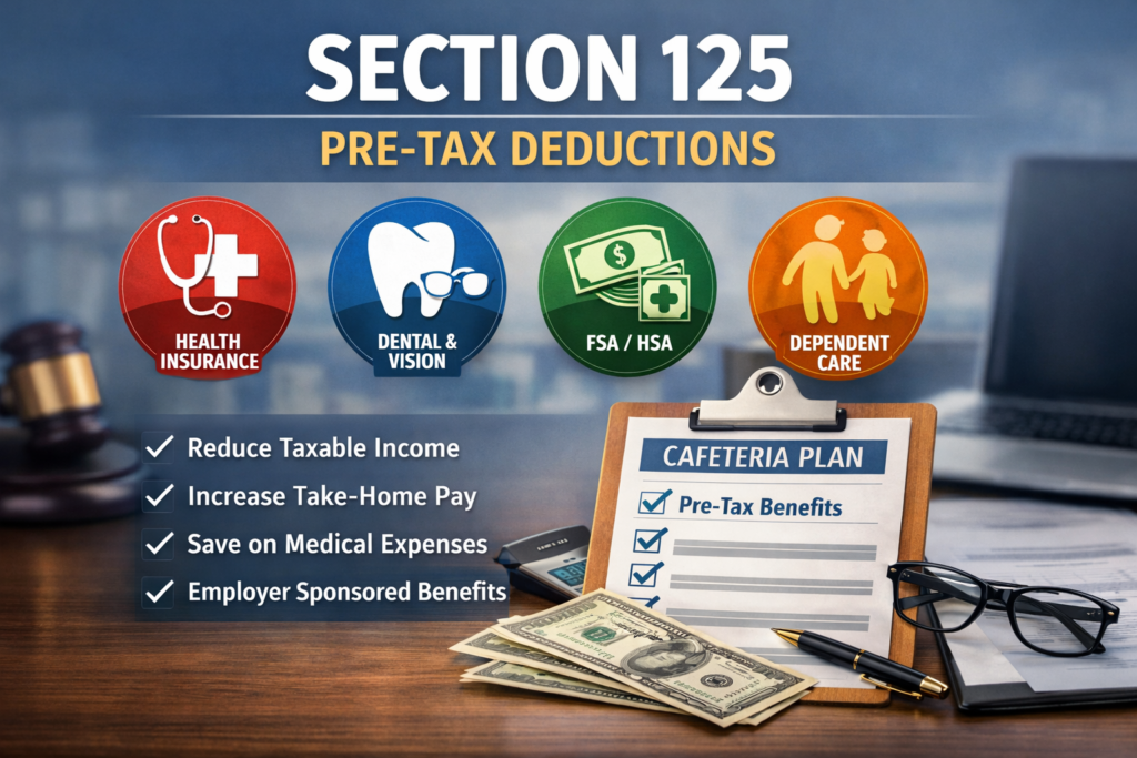 Section 125 pretax deduction