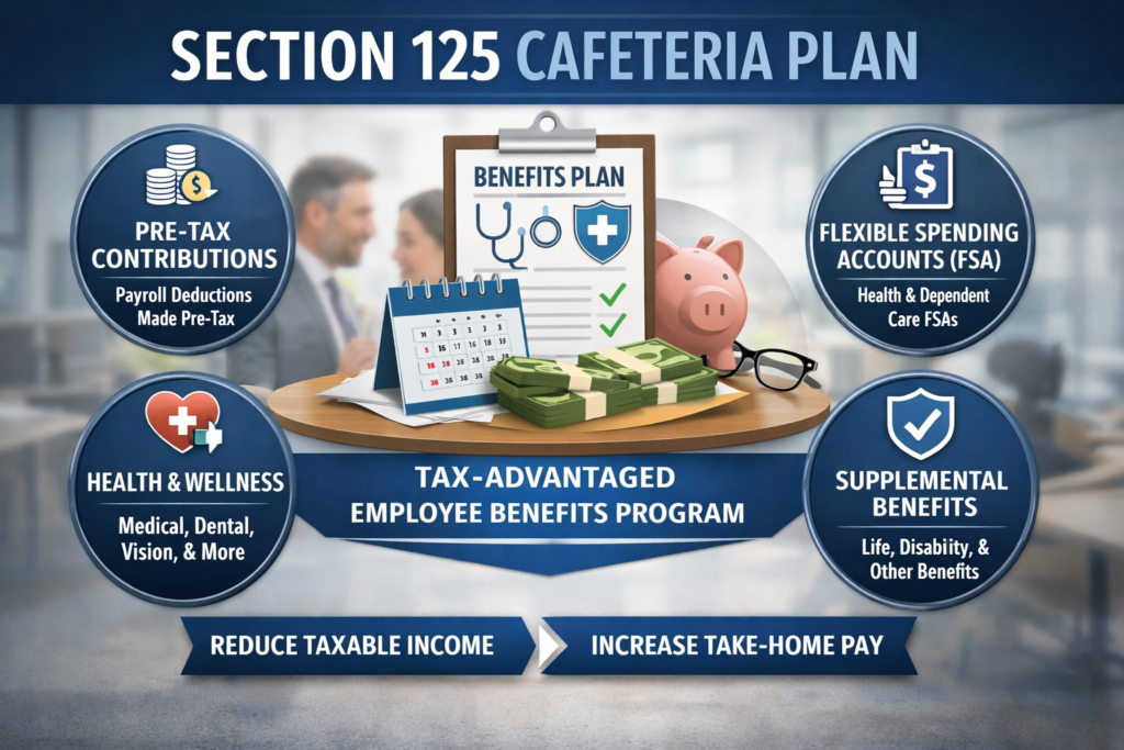 section 125 health plan pre-tax employee benefits system